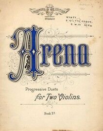 Arena - A Collection of Duets for Two Violins - Augener's Edition No. 11810A - Book XA.