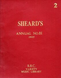 Sheard's 31'st Comic and Variety Annual - No. 31 - 1907