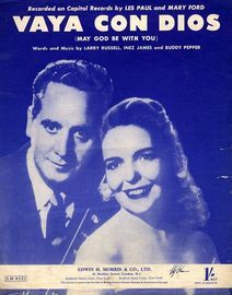 Vaya Con Dios (May God be with you): Les Paul and Mary Ford, The Beverley Sisters, Milligan and Nesbitt, Hugie Green on Opportunity Knocks