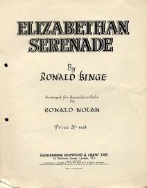 Elizabethan Serenade - Arranged for Accordion Solo