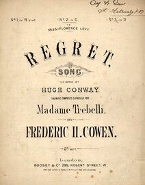 Regret, dedicated to Miss Florence Levy, composed for Madame Trebelli