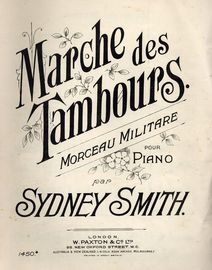 Marche Des Tambours -  Morceau Militaire - For piano solo