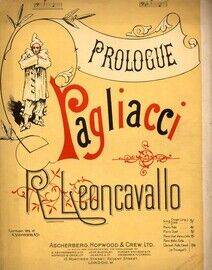 Prologue from the opera "Pagliacci" - Song In the key of C major for high voice
