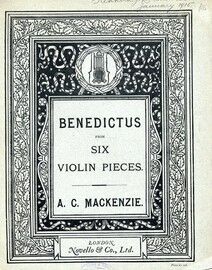 Benedictus - For violin and piano with seperate violin part
