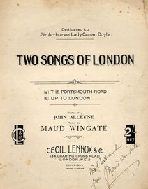 Two Songs of London - Dedicated to Sir Arthur and Lady Conan Doyle