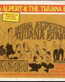 Herb Alpert & the Tijuana Brass - Highlights for very easy piano
