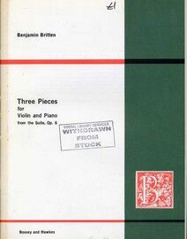 Britten - Three Pieces for Violin and Piano from the Suite, Op. 6