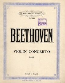 Beethoven - Violin Concerto - For violin and piano with seperate violin part