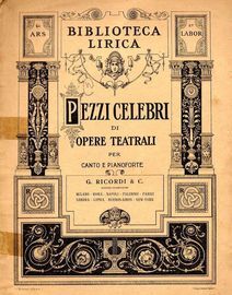 L'Elisir D'Amore, Romanza una furtiva lagrima (Nemoring) - From Pezzi Celebri di Opere Teatrali per Canto E Pianoforte