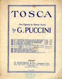 When the Stars were brightly shining (E lucevan le stelle) - The Letter Song - From the Opera Tosca - Act III - English and Italian text