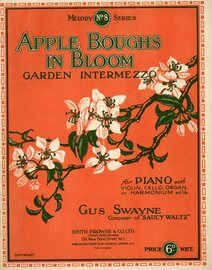 Apple boughs in bloom - Garden intermezzo - For violin and piano with seperate violin part