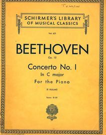 Concerto No. I in C major - Opus 15 - Schirmer's Library of Musical Classics - Vol. 621