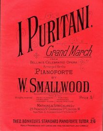 I Puritani - Grand March from Bellini's Celebrated Opera - Pianoforte