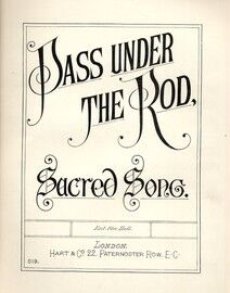 Pass under the Rod - Sacred song