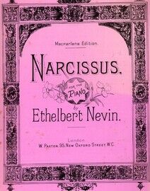 Narcissus - For Piano