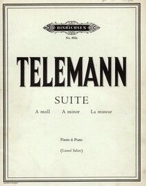 G P Telemann - Suite in A minor for flute and piano