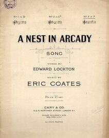 A Nest in Arcady - Song in the key of F Major for High Voice