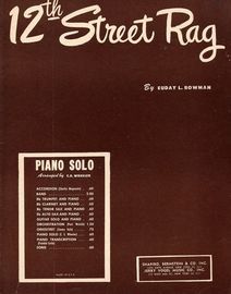 12th Street Rag - Piano Solo