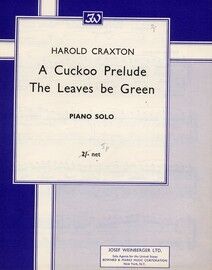 A Cuckoo Prelude and The Leaves be Green - Piano solo