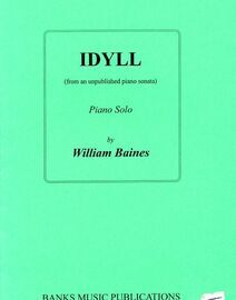 Idyll (From an Unpublished Piano Sonata) - Piano Solo
