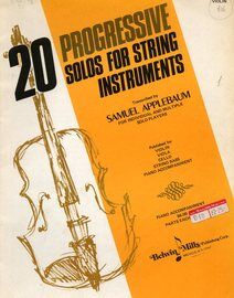 20 Progressive Solos for String Instruments