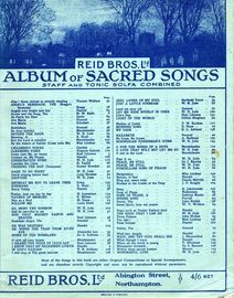 Reid Bros Ltd Album of Sacred Songs - Staff and Tonic Solfa Combined - 144 Pages