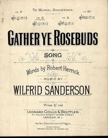 Gather Ye Rosebuds - Song in the Key of G major