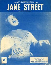 Jane Street - Piano arrangement as played by Winifred Attwell on Decca Records F. 10886