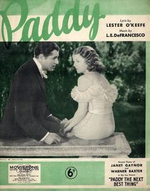 Paddy  -  Janet Gaynor and Warner Baxter in "Paddy the Next Best Thing"