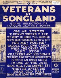 Veterans of Songland - Grand Selection of Popular Old-Time Songs - With Words, Music and Tonic Sol-Fa Setting