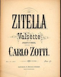 Zitella - Valsette for the Pianoforte