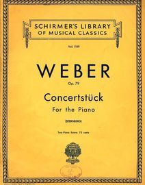 Concertstuck for the Piano - Op. 79 - Schirmers Library of Musical Classics Vol. 1189 - Orchestra accompaniment arranged for a Second Piano