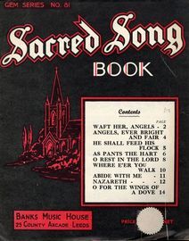 Sacred Song Book - Gem Sereies No. 81