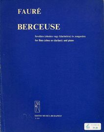 Berceuse - For Flute (Oboe or Clarinet) and Piano - Op. 16 - Editio Musica Budapest No. Z. 7674