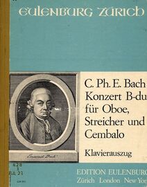 C. Ph. E. Bach - Konzert fur Oboe, Streicher und Cembalo (rescored for oboe and piano) - B flat major