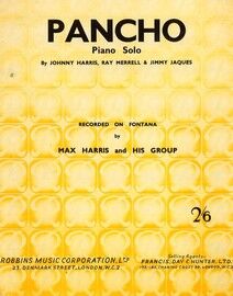 Pancho - Piano Solo - Recorded on Fontana by Max Harris and His Group