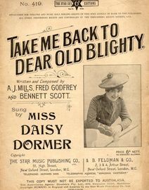 Take me back to dear old Blighty - Song featuring Daisy Dormer