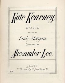 Kate Kearney - Song  - With Pianoforte accompaniment - Paxton edition No. 306