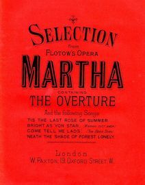 Selection from Flotow's Opera "Martha"