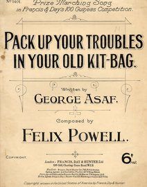 Pack Up Your Troubles in Your Old Kit Bag - Song