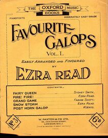 Favourite Galops - Vol. I, No. 3 - The Oxford Music Books Series - Moderately Easy Grade for Piano