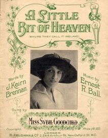 A Little Bit of Heaven (Shure They Call it Ireland) - Song in the Key of E Flat Major for High Voice - Featuring Miss Sybil Goodchild