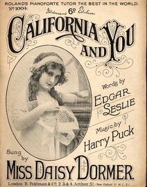 California and You - Song featuring Miss Daisy Dormer