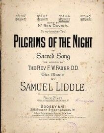 Pilgrims of the Night - Sacred Song with Words - In the Key of G Major - Sung by Mr. Ben Davies to his Brother Ted