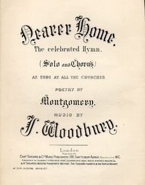 Nearer Home - Celebrated Hymn - Solo and Chorus - Musical Bouquet No. 3761