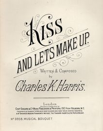 Kiss and lets Make Up - Musical Boquuet No. 8938