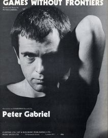 Games without frontiers - Recorded on Charisma Records by Peter Gabriel - For Piano and Voice with Guitar chord symbols