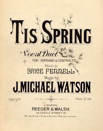 'Tis Spring - Vocal Duet for Soprano and Contralto
