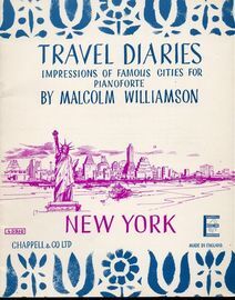 New York - Travel Diaries Series No. 5 - Impressions of Famous Cities for Pianoforte - Chappell & Co Edition No. 45910 - Grade E