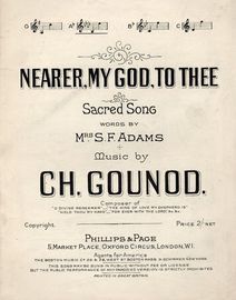 Nearer My God To Thee - Sacred Song - In the key of A flat major